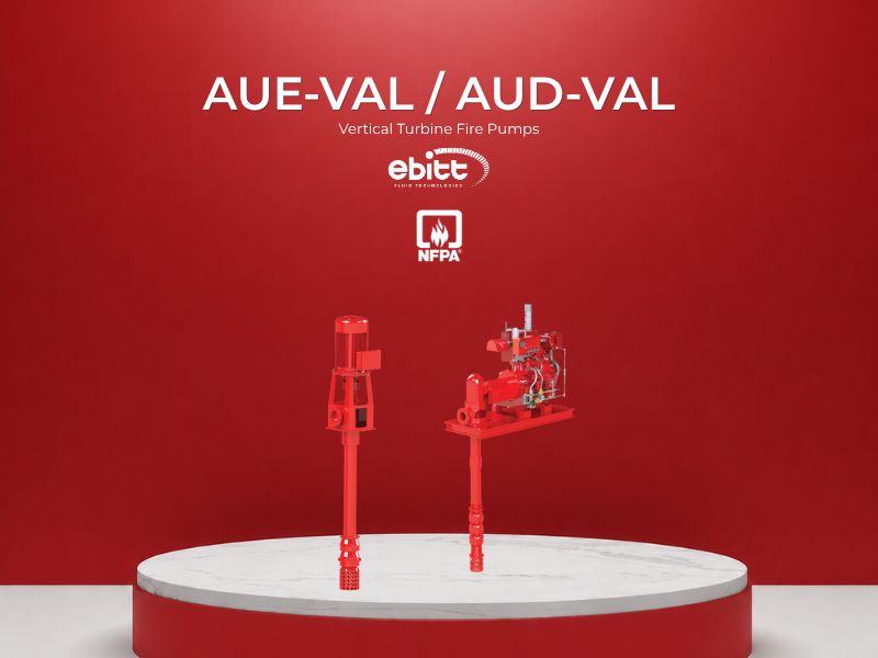 AUE-VAL / AUD-VAL Dikey Türbin Yangın Pompaları