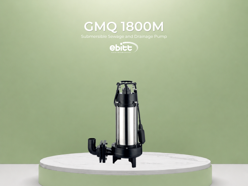 GMQ 1800M Parçalayıcı Dalgıç Atık Su Pompası