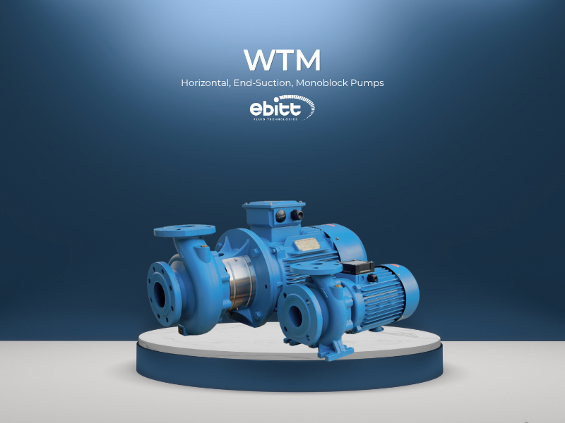 WTM Monoblok Yatay Santrifüj Pompa