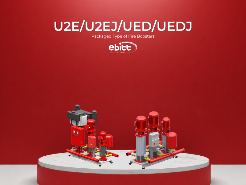 U2E / U2EJ / UED / UEDJ Paket Tip Yangın Hidroforları