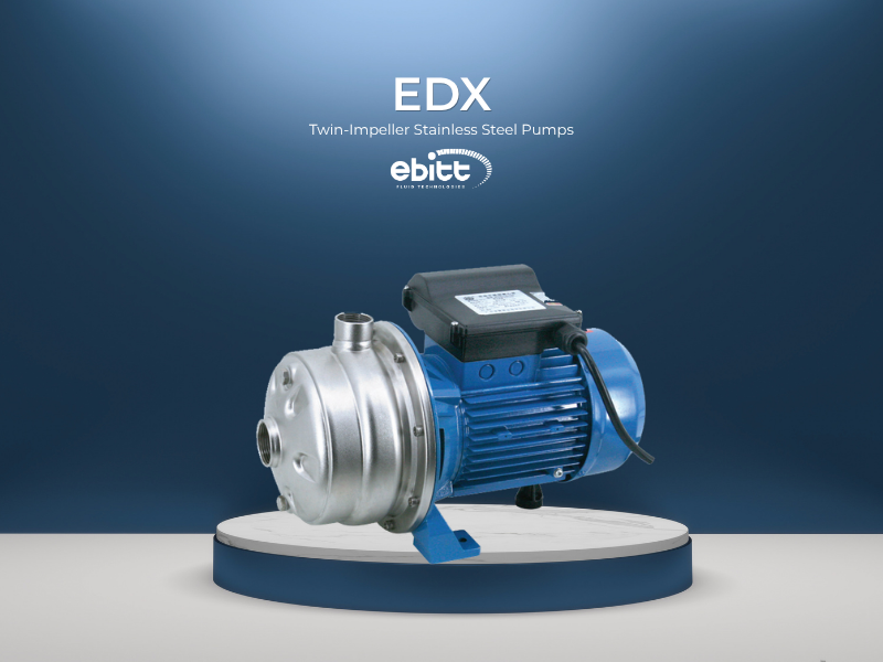 EDX Çift Çarklı Paslanmaz Çelik Pompa